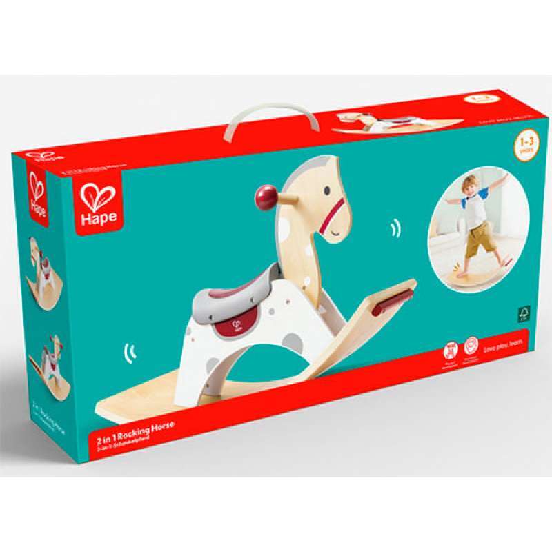 Cheval à bascule 2 en 1-HAPE