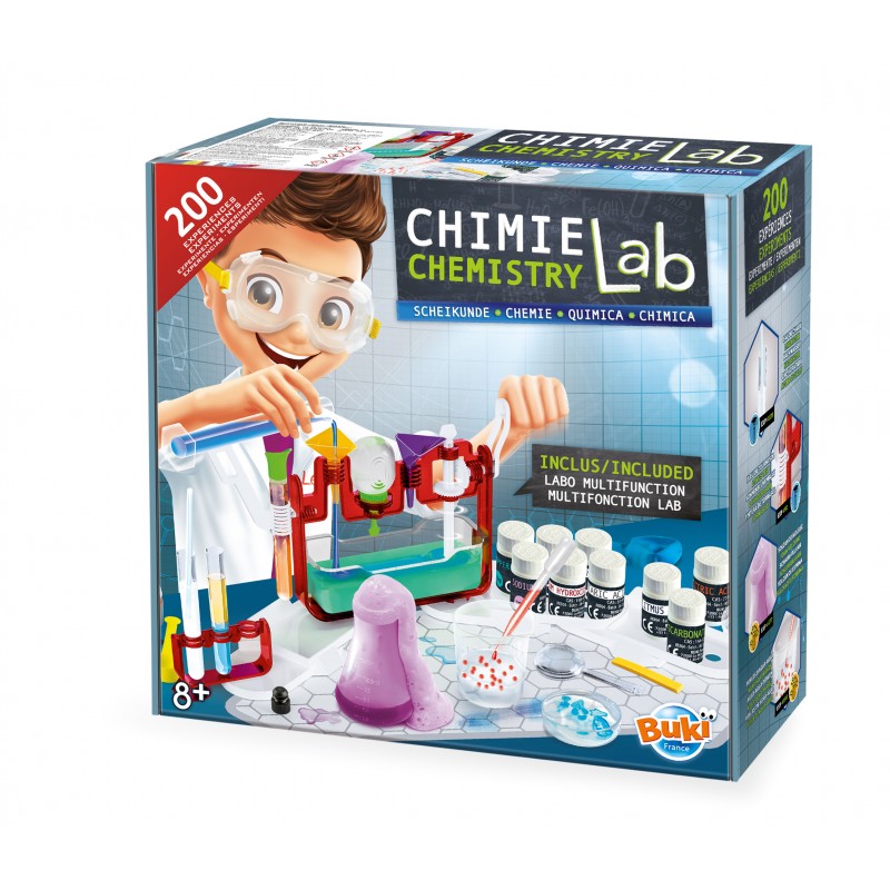 chimie lab 200 Expériences -BUKI