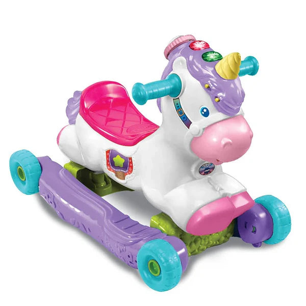 Licorne Évolutive Interactive VTech – Bascule &amp; Porteur 2 en 1
