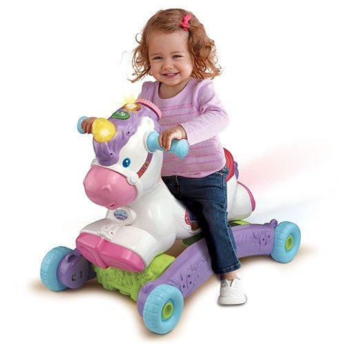 Licorne Évolutive Interactive VTech – Bascule &amp; Porteur 2 en 1