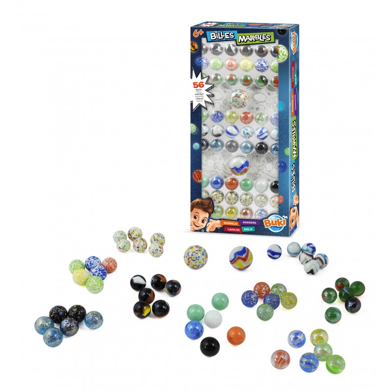 Coffret Billes - 56 billes - BUKI