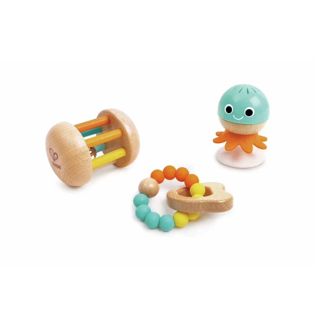 Set de 3 hochets sensoriel-HAPE