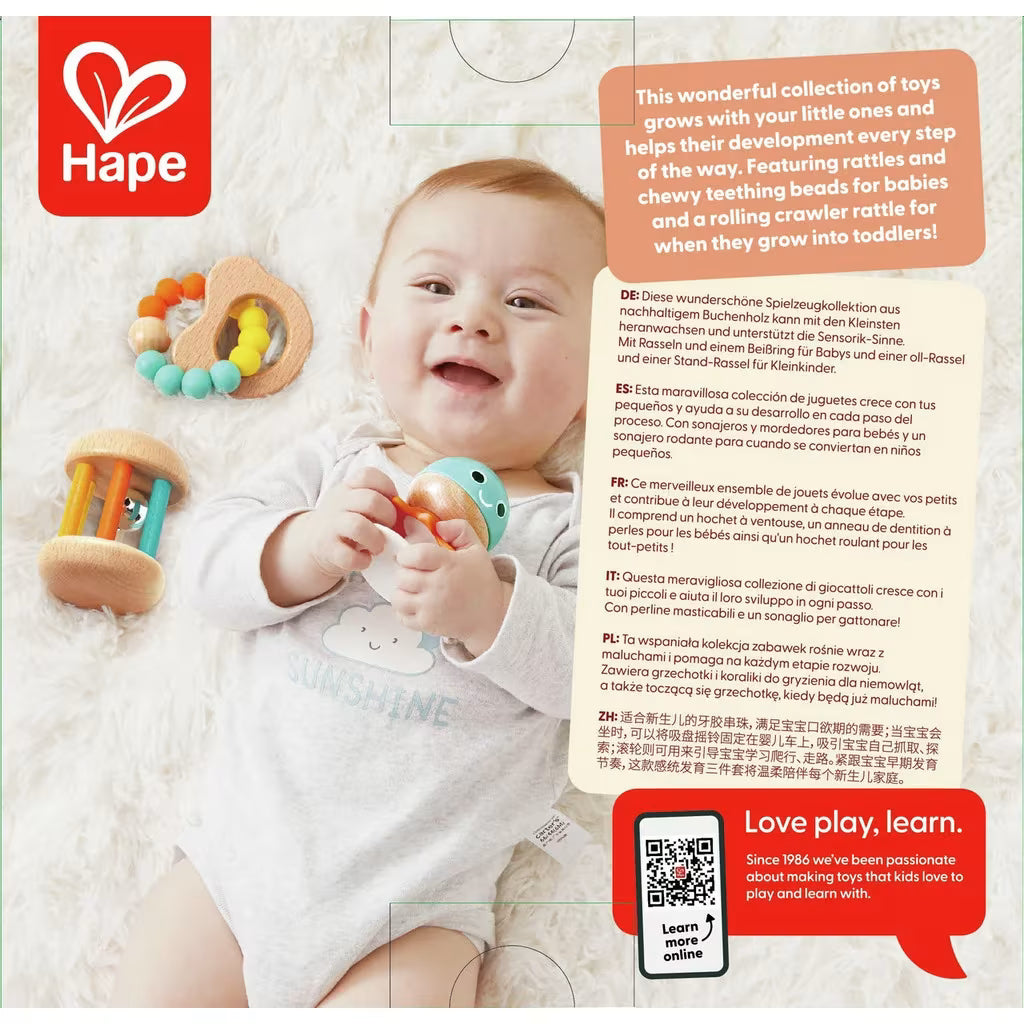 Set de 3 hochets sensoriel-HAPE