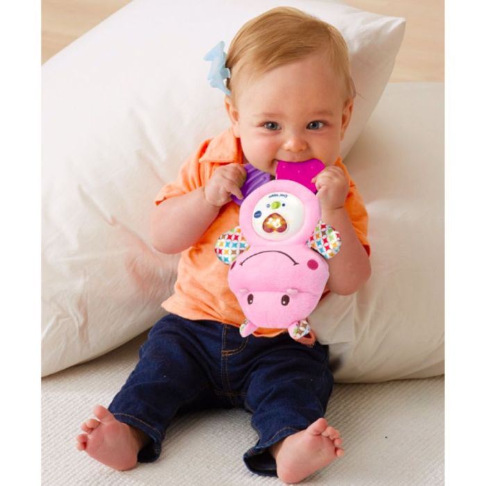 VTech – Hochet Musical &amp; Anneau de Dentition Hippopotame