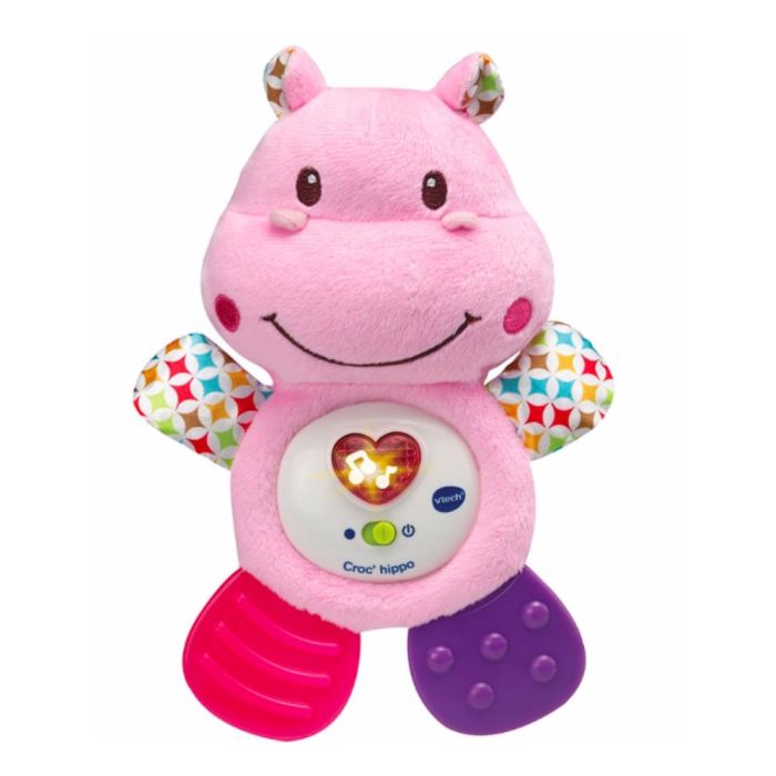 VTech – Hochet Musical &amp; Anneau de Dentition Hippopotame