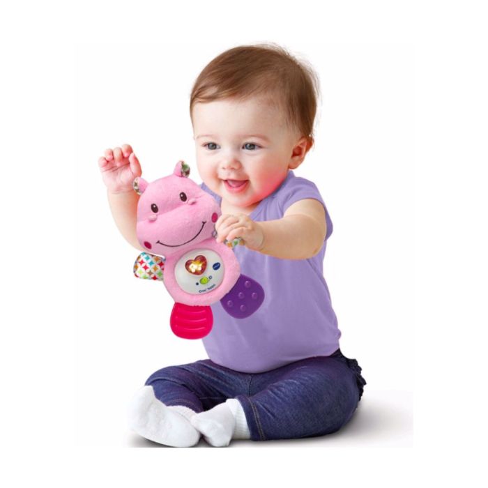 VTech – Hochet Musical &amp; Anneau de Dentition Hippopotame
