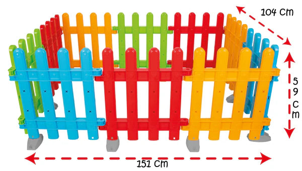 🧩 Clôture de Jeu Modulaire Multicolore – Pilsan