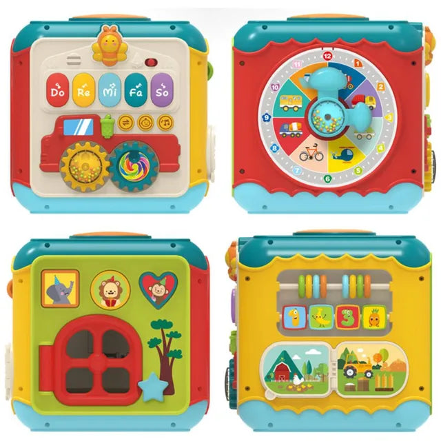 Cube d’Activités Éducatif 6-en-1 – HUANGER