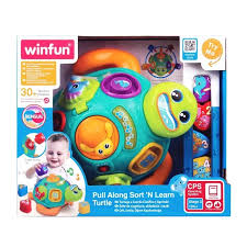 Pull Along Sort ‘N Learn Turtle -WINFUN