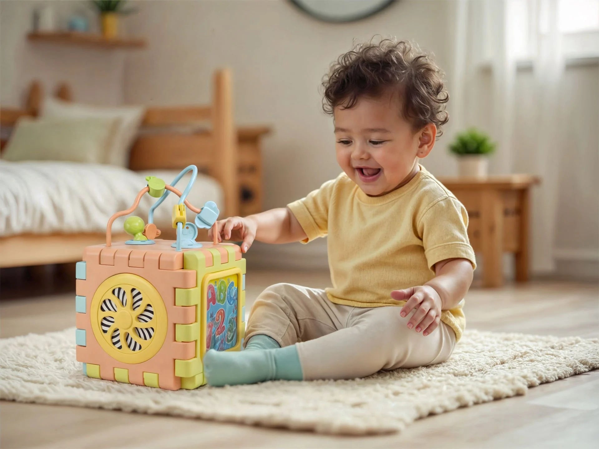 Jouet éducatif apprentissage des formes et couleurs-DOLU