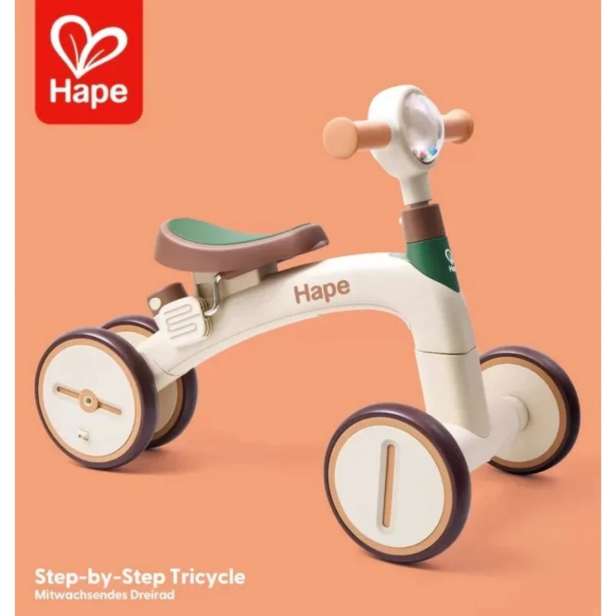 Tricycle Réglable 4 en 1 pour Tout-Petits-HAPE