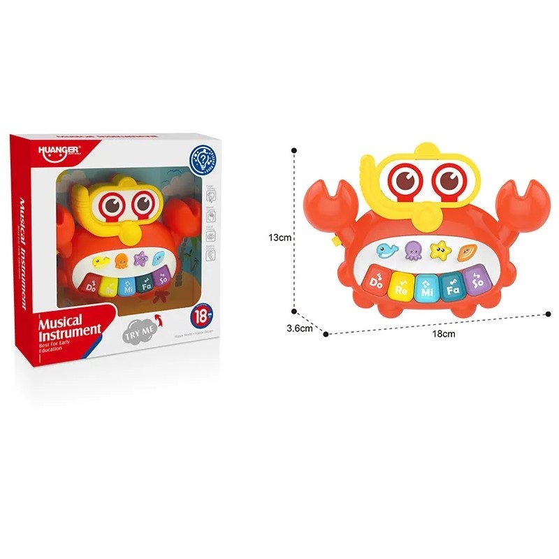 Instrument musical crabe - HUANGER