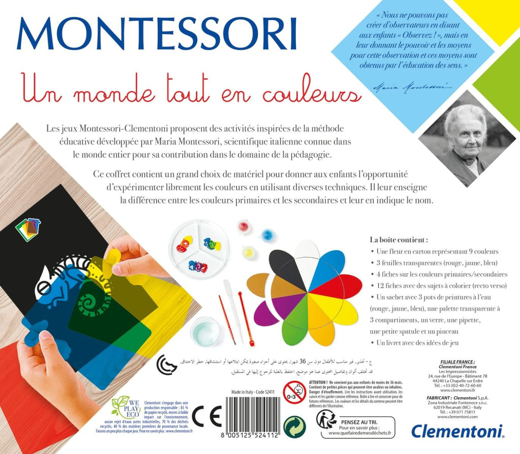 Montessori – Un monde tout en couleurs – Clementoni