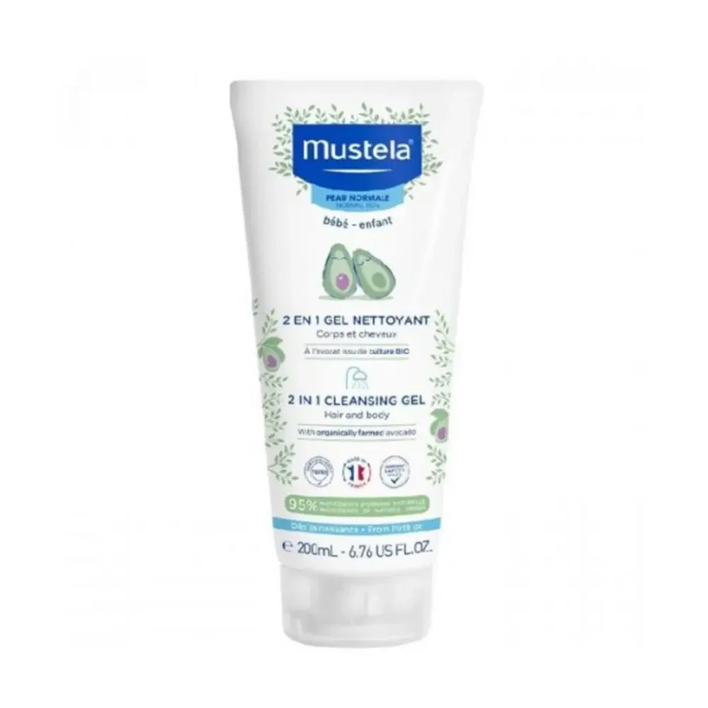 MUSTELA-2-EN-1 CORPS&CHEVEUX 200ML