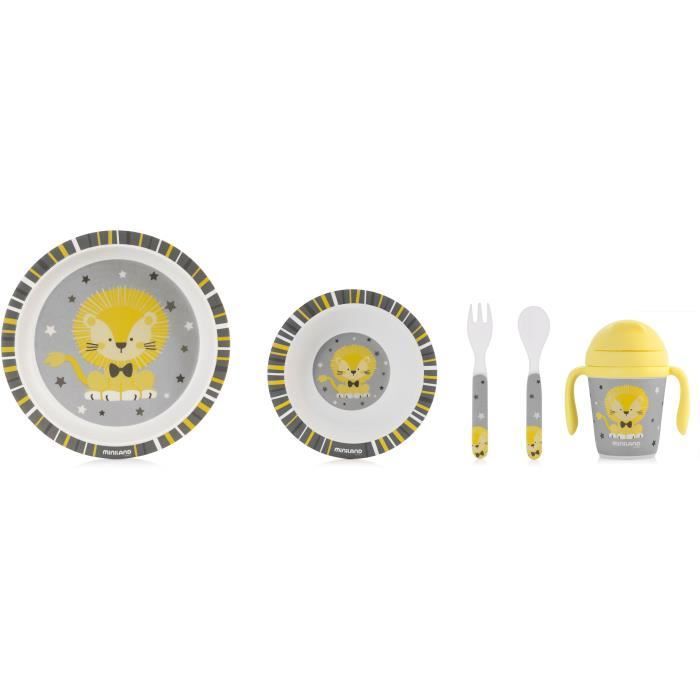 COFFRET REPAS en bambou eco-friendly leo - MINILAND