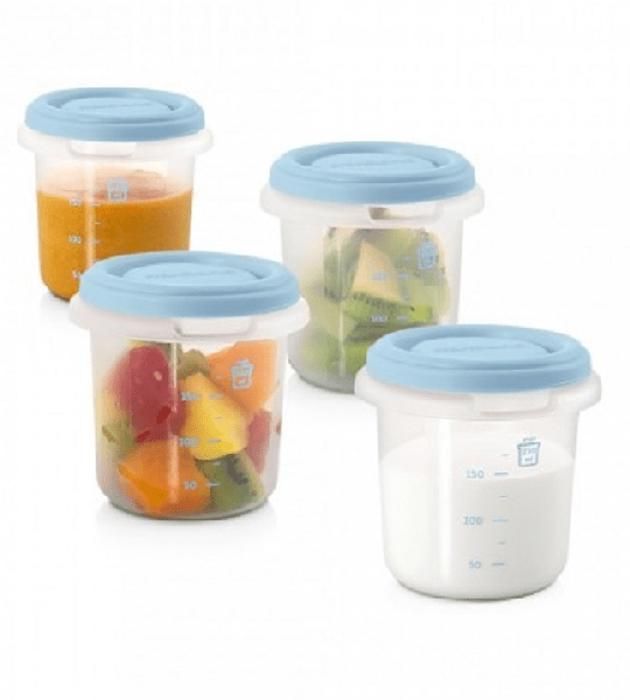 SET 4 POT DE CONSERVATION MINT 200ML - MINILAND