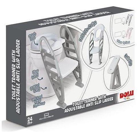 Toilettes d’apprentissage avec échelle pour enfant-DOLU