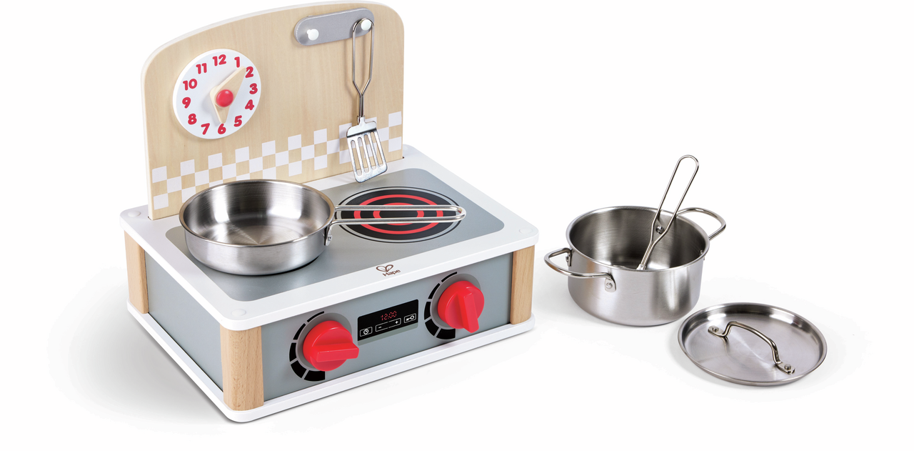 Cuisine & barbecue 2 en 1 en bois-HAPE