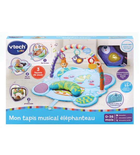 TAPIS D’ÉVEIL MUSICAL ÉLÉPHANTEAU – VTECH