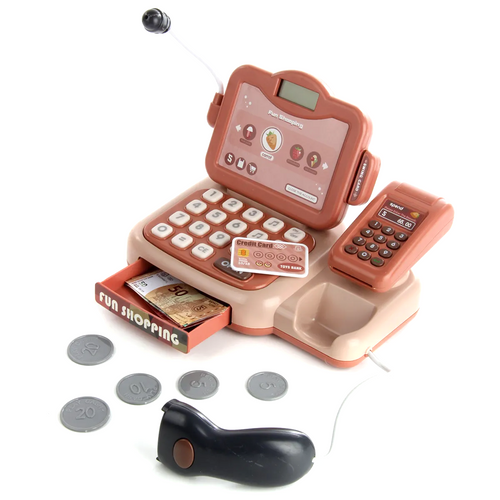 Caisse de supermarché avec effets sonores