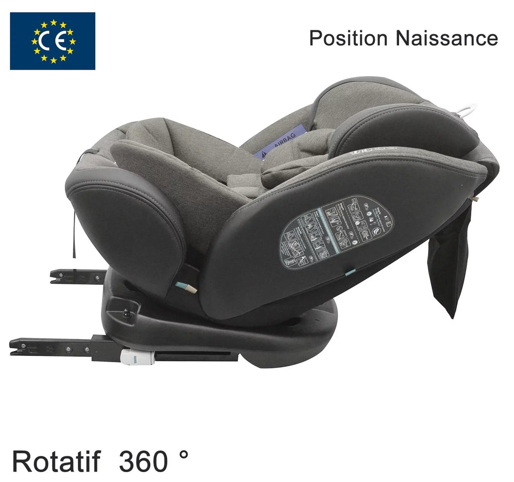 Siege auto Grp0/1/2/3 Rotatif Isofix – Burbay